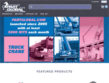 Tablet Screenshot of partglobal.com